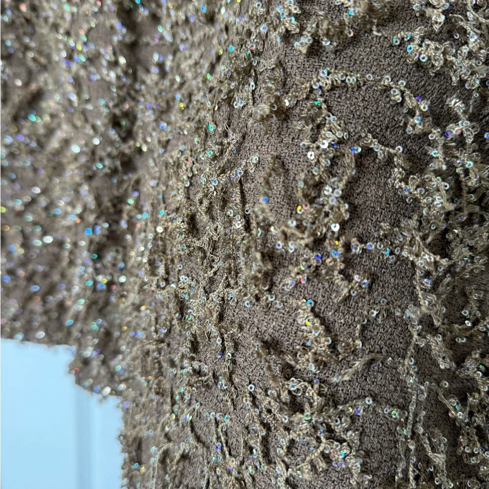 New Tory Burch SEQUINED FRINGE TANK DRESS $2,298